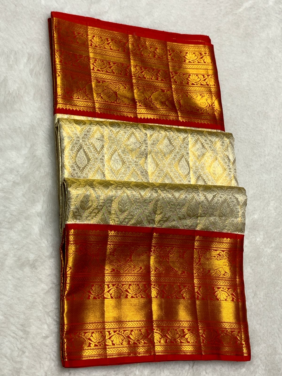 Pure Kanchipattu Tissue Silk Saree – 2G Zari