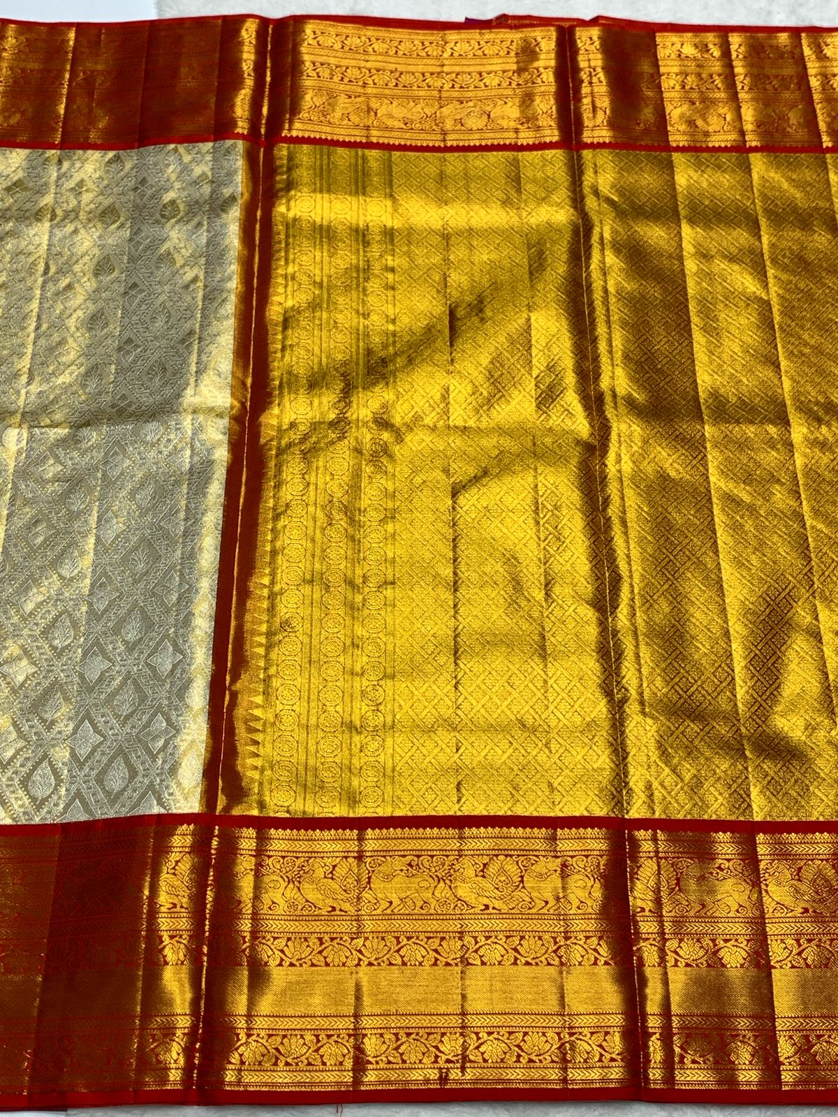 Pure Kanchipattu Tissue Silk Saree – 2G Zari