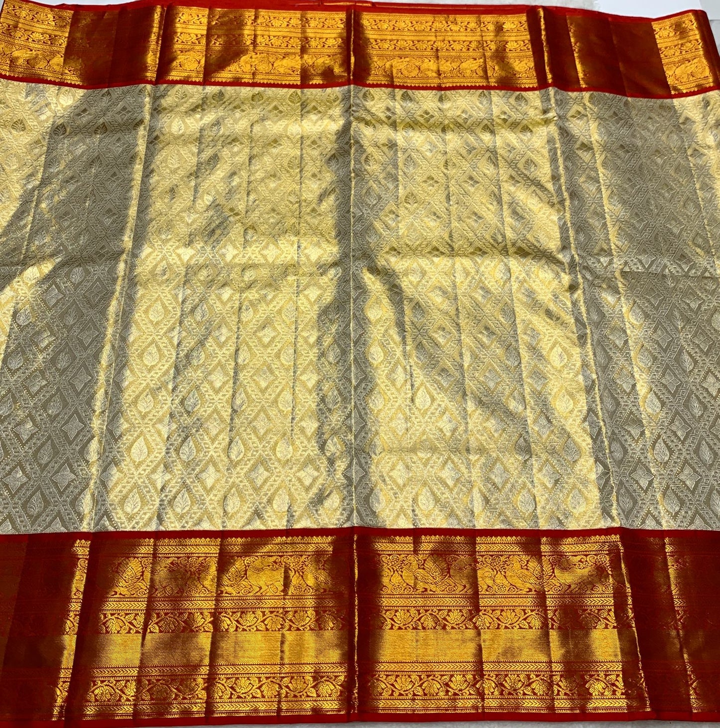 Pure Kanchipattu Tissue Silk Saree – 2G Zari